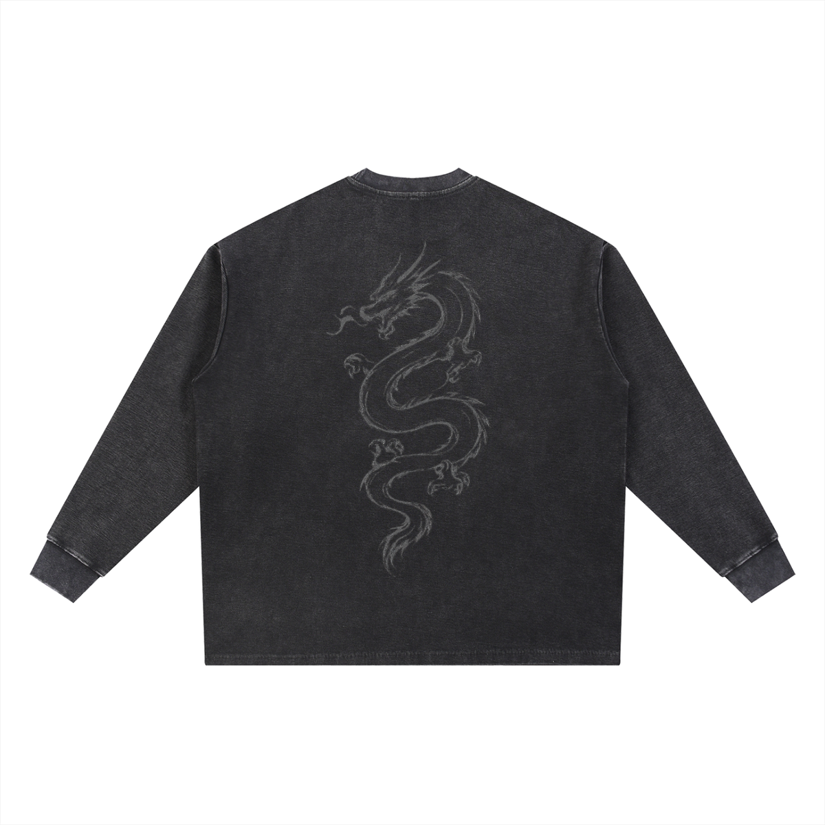 Mineral Wash Waffle Oversized T-Shirt