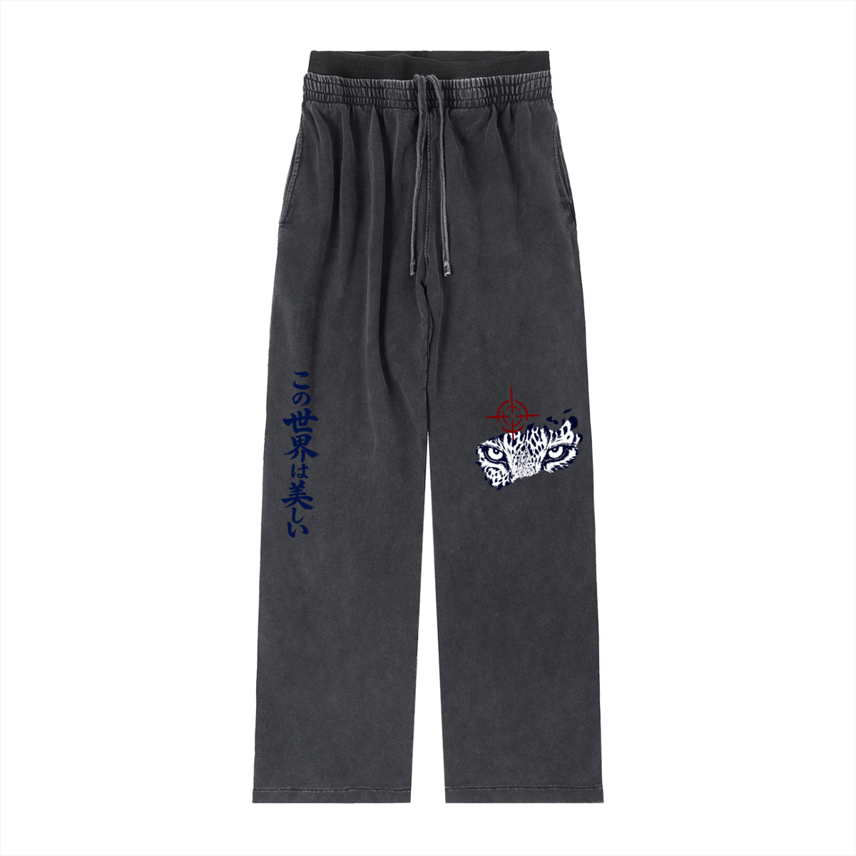 TENSHI Vintage Washed Waist Pants