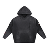 REBEL Vintage Washed Frayed Fleece Hoodie