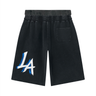 ICE LA Unisex Vintage Wash Distressed Wide Leg Shorts