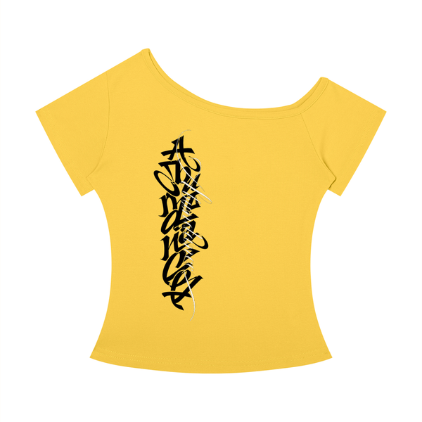 Nat Women’s Off-the-Shoulder T-Shirt