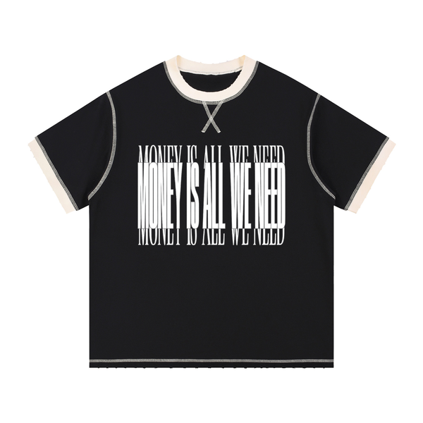 Contrast-Stitched Cotton T-Shirt