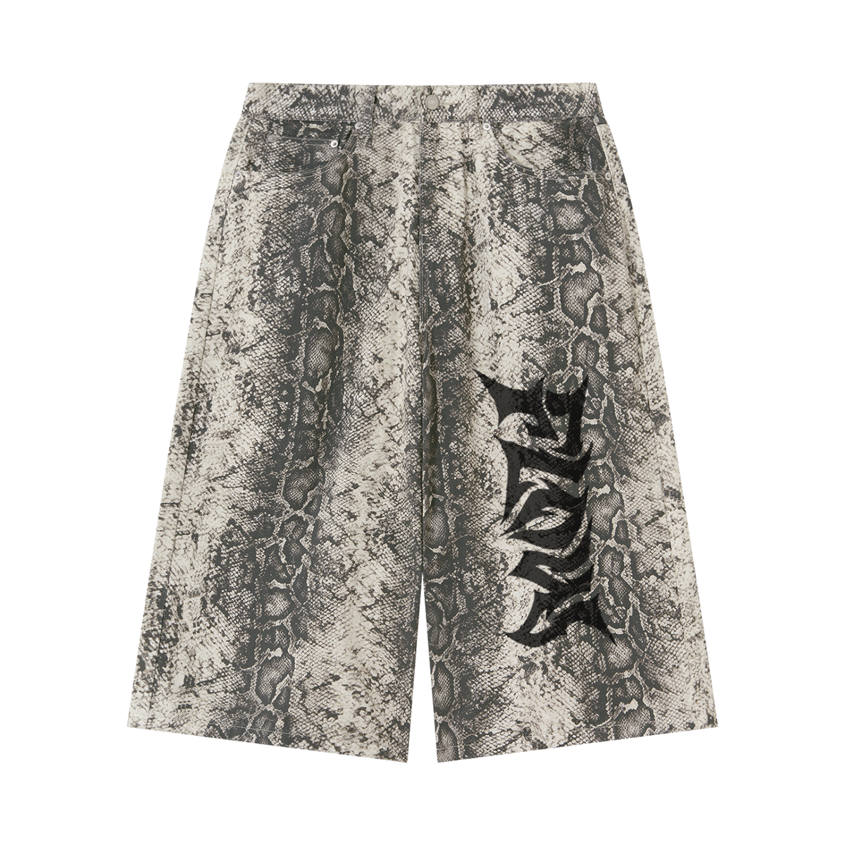 FLOW Men's Snake Print Shorts