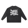ANGEL OF DEATH Mineral Wash Waffle Oversized T-Shirt
