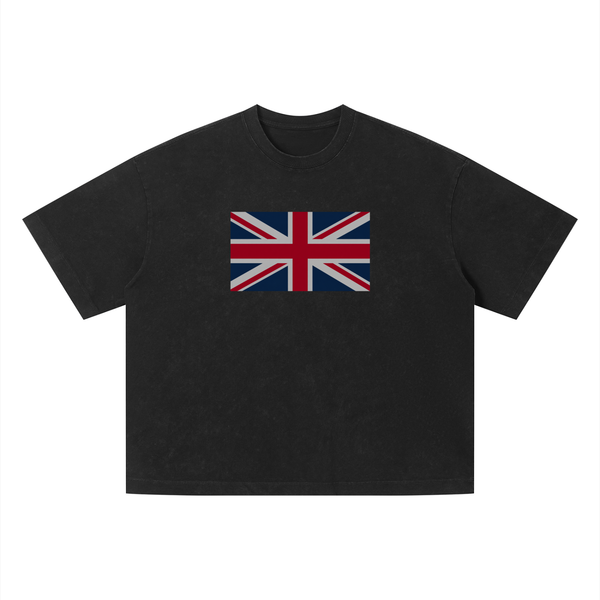 Brit Unisex Vintage Wash Boxy T-Shirt