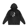 Pretty Girl Snow Washed Loose Cotton Hoodie