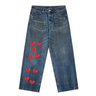CUPID'S Vintage Wash Baggy Denim Jeans