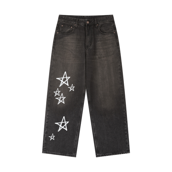 REBEL Vintage Wash Heavyweight Denim Jeans