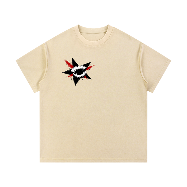 Mineral Wash Waffle Knit T-Shirt