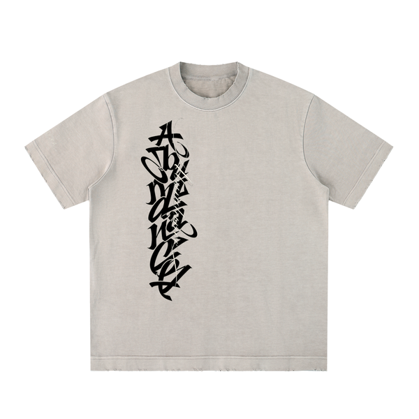 Milk and Honey Heavyweight Vintage Washed Frayed T-Shirt