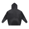 REBEL Vintage Washed Frayed Fleece Hoodie